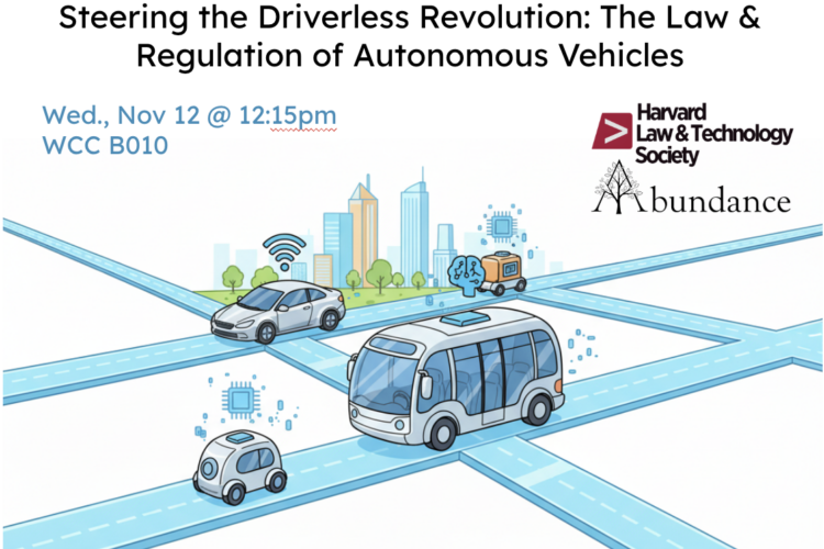 Image thumbnail for Lunch Event on Steering the Driverless Revolution: The Law & Regulation of Autonomous Vehicles